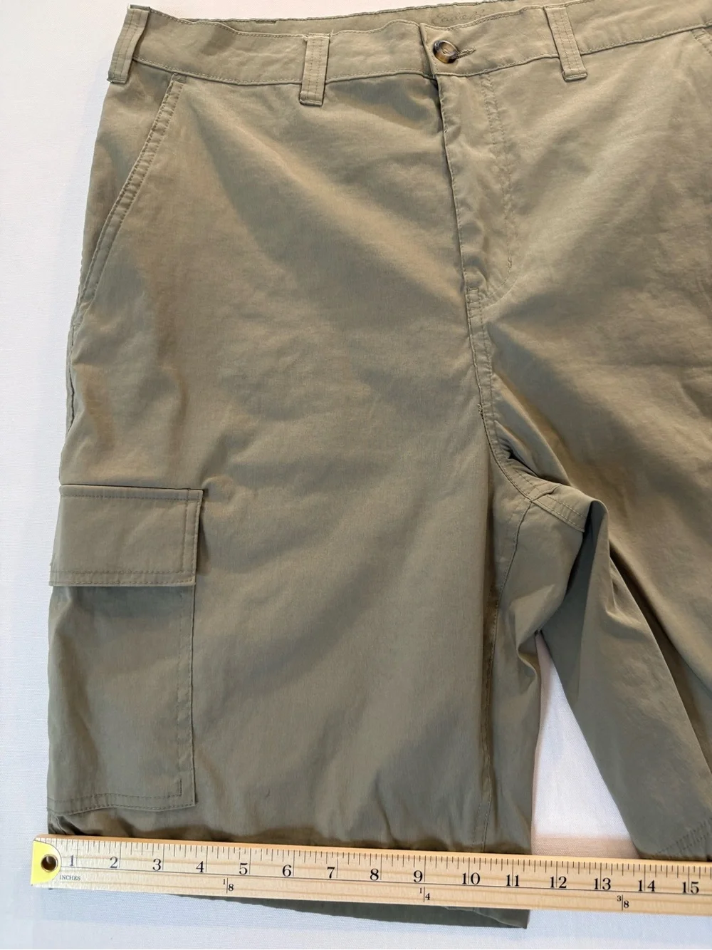 Eddie Bauer Olive Cargo Shorts